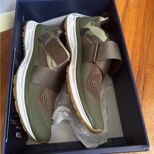 Green and Brown Athletic Shoes (spin/cycling)
